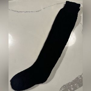 Black Knit Socks / One Size